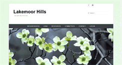 Desktop Screenshot of lakemoorhillshoa.org